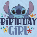 Men's Lilo & Stitch Birthday Girl Stitch  Adult T-Shirt