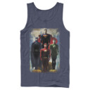 Men's Justice League Hero Artistic Poster  Adult Tank Top