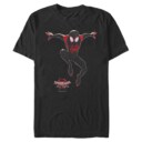 Men's Marvel Spider-Man: Into the Spider-Verse Miles Morales Leap  Adult T-Shirt