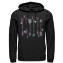 Men's Lost Gods Arrow Sketch Print  Adult Pull Over Hoodie