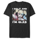 Men's Batman Harley Quinn Did It and I'm Glad  Adult T-Shirt