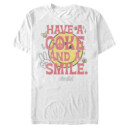 Men's Coca Cola Unity Have a Coke and a Smile Peace  Adult T-Shirt