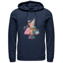 Men's Mulan Anime Reflection  Adult Pull Over Hoodie