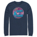 Men's Strange World Splat Hang in There  Adult Long Sleeve Shirt