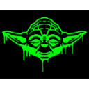 Men's Star Wars: A New Hope Halloween Dripping Jedi Master Yoda  Adult Pull Over Hoodie