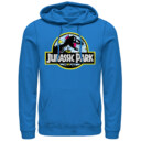 Men's Jurassic Park Retro Party Logo  Adult Pull Over Hoodie