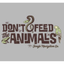 Men's Jungle Cruise Don't Feed The Animals Logo  Adult Tank Top