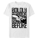 Men's Star Trek Boldly Go Enterprise Journey  Adult T-Shirt
