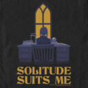 Men's Wednesday Solitude Suits Me  Adult T-Shirt