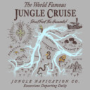 Men's Jungle Cruise Excursion Map  Adult Pull Over Hoodie