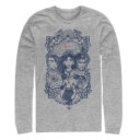 Men's Aladdin Vintage Character Frame  Adult Long Sleeve Shirt