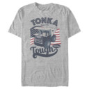 Men's Tonka American Flag Tough  Adult T-Shirt