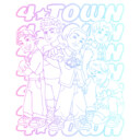 Men's Turning Red 4*Town Neon Stack  Adult T-Shirt