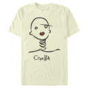 Men's Cruella Abstract Doodle  Adult T-Shirt