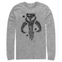 Men's Star Wars: The Mandalorian Mythosaur Bullet Hole  Adult Long Sleeve Shirt