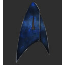 Men's Star Trek: Discovery Blue Delta Insignia  Adult T-Shirt