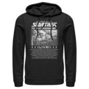 Men's Star Trek: The Next Generation Concert Poster  Adult Pull Over Hoodie