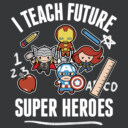 Men's Marvel Avengers Classic I Teach Super Heroes  Adult T-Shirt