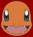 Men's Pokemon Charmander Smile  Adult T-Shirt
