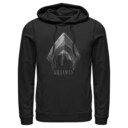 Men's Zack Snyder Justice League Aquaman Silver Logo  Adult Pull Over Hoodie