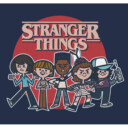 Men's Stranger Things Cartoon Gang  Adult T-Shirt