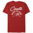 Men's General Motors 1965 Corvette Born To Ride  Adult T-Shirt