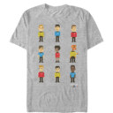 Men's Star Trek Pixel Favorite Enterprise Crew  Adult T-Shirt