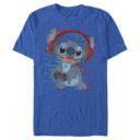 Men's Lilo & Stitch Red and Blue Gamer  Adult T-Shirt