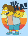 Men's The Simpsons Nelson Laugh  Adult T-Shirt