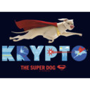 Men's DC League of Super-Pets Krypto Super Dog  Adult T-Shirt