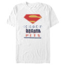 Men's DC League of Super-Pets Dotted Superman Crest  Adult T-Shirt