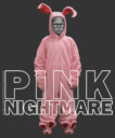 Men's A Christmas Story Ralphie Parker Pink Nightmare  Adult T-Shirt