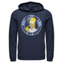 Men's The Simpsons Brain My Damage  Adult Pull Over Hoodie