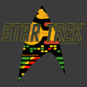 Men's Star Trek Allocations Logo  Adult Pull Over Hoodie