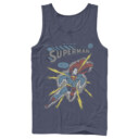 Men's Superman Electrified  Adult Tank Top