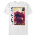 Men's Power Rangers Tyrannosaurus Dinozord Kanji  Adult T-Shirt