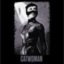 Men's The Batman B&W Catwoman Poster  Adult T-Shirt