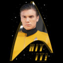 Men's Star Trek: Discovery Christopher Pike Hit It!  Adult T-Shirt