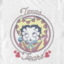 Men's Betty Boop Texas Tears  Adult T-Shirt