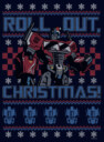 Men's Transformers Optimus Prime Roll Out Ugly Xmas  Adult T-Shirt
