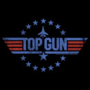 Men's Top Gun Circle of Stars Logo  Adult T-Shirt