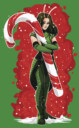 Men's Guardians of the Galaxy Holiday Special Mantis Candy Cane Hug  Adult T-Shirt