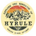 Men's Nintendo Explore Hyrule  Adult Baseball Tee