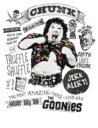 Men's The Goonies Chunk Truffle Shuffle  Adult Baseball Tee