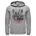 Men's Stranger Things Biking in Upside Down  Adult Pull Over Hoodie