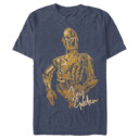Men's Star Wars: The Rise of Skywalker C-3PO Stay Golden  Adult T-Shirt