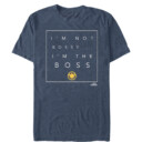 Men's Marvel Captain Marvel I'm the Boss  Adult T-Shirt