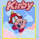 Men's Nintendo Kirby Flying Portrait  Adult T-Shirt