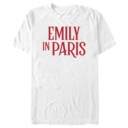 Men's Emily in Paris Red Logo  Adult T-Shirt