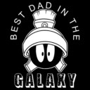 Men's Looney Tunes Father's Day Marvin the Martian Best Dad  Adult T-Shirt